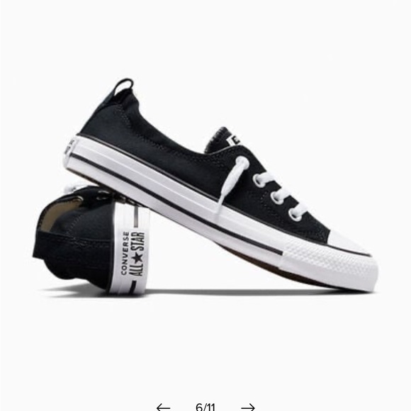 Converse Black and White Sneakers - Picture 9 of 13